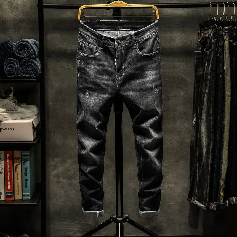 Stretch Jeans Men And Teenagers Casual LHC