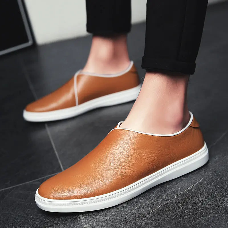 New Style Casual Leather Shoes Mens Fashion Loafers LHC