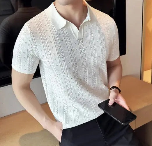 Striped Knitted T-shirt LHC