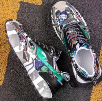 Autumn New Trendy Colorful Dad Sneakers for Men LHC