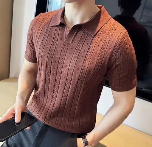 Striped Knitted T-shirt LHC