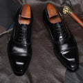 Business Casual Tie-headed Leather Men's Shoes LHC