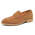 Formal Business-Casual Leather Mens Slip-On Loafers LHC