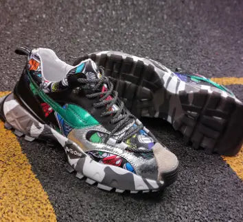 Autumn New Trendy Colorful Dad Sneakers for Men LHC