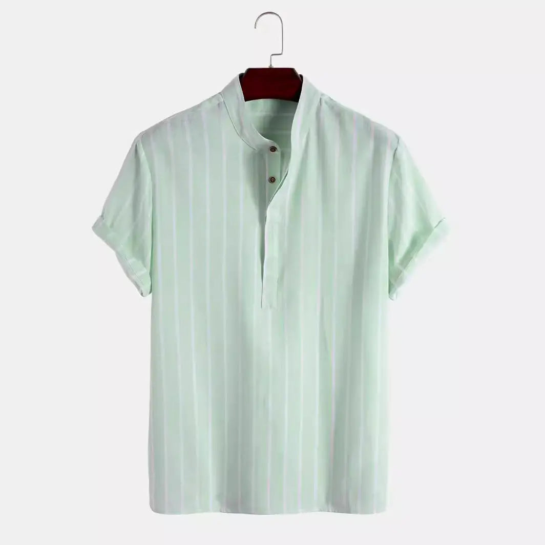 "Popular Amazon Striped Woven Shirt" LHC