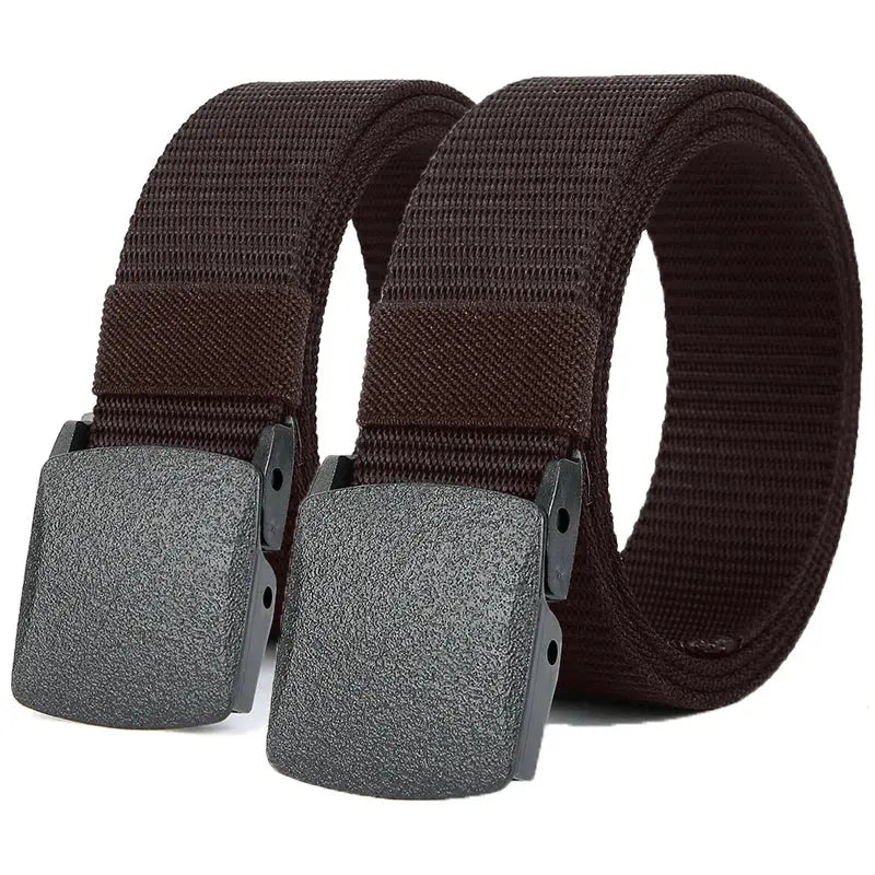 Men's Belt Outdoor Casual Canvas Belt Metal Free Training Nylon Tactical Belt With Pants Jeans Belt Sports Belts For Men Women LHC