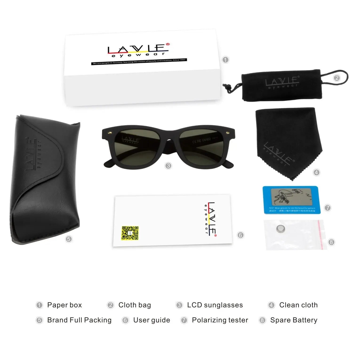 Color changing polarized sunglasses LHC