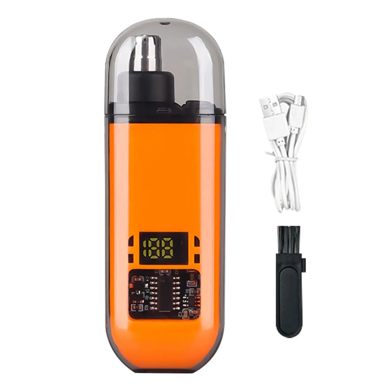 Suitable for men, USB charging nose and ear hair trimmer portable electric nose hair clipper, mini compact design, quick chargin LHC