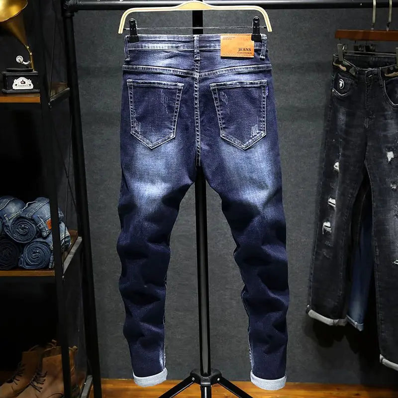 Stretch Jeans Men And Teenagers Casual LHC