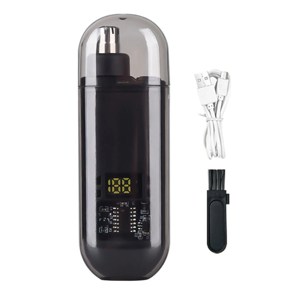 Suitable for men, USB charging nose and ear hair trimmer portable electric nose hair clipper, mini compact design, quick chargin LHC