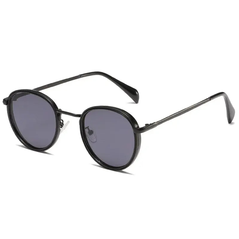 Round Frame Metal Sunglasses UV Protection Men Summer Women Retro Classic Stream Premium Sports T195 LHC