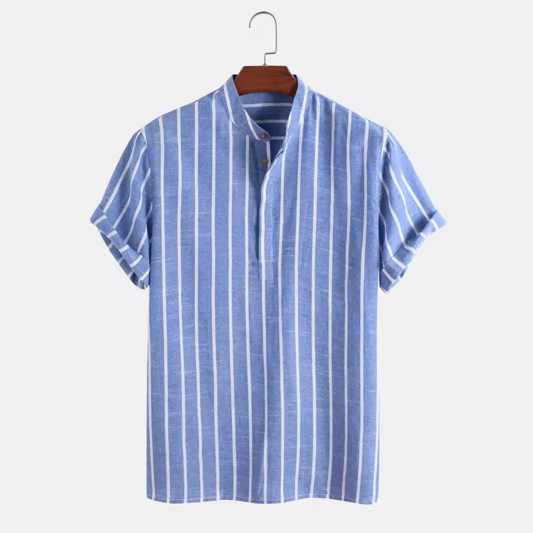 "Popular Amazon Striped Woven Shirt" LHC