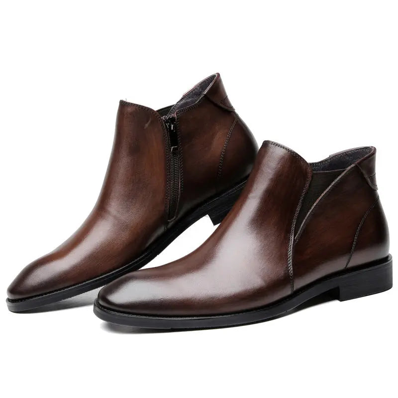 Fashion Personality Men's Shoes European Style Atmosphere LHC