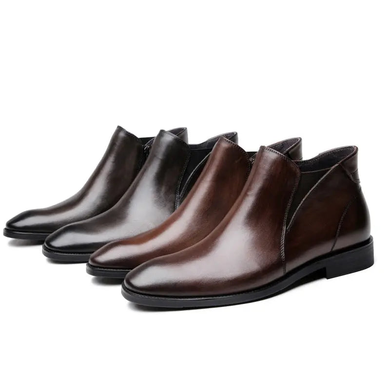 Fashion Personality Men's Shoes European Style Atmosphere LHC