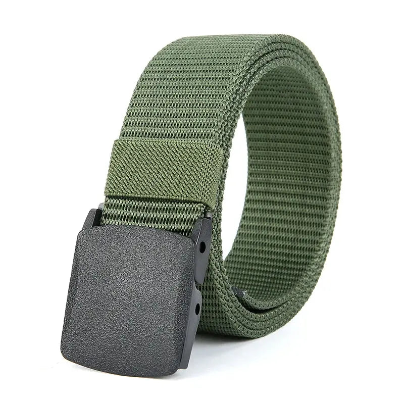 Men's Belt Outdoor Casual Canvas Belt Metal Free Training Nylon Tactical Belt With Pants Jeans Belt Sports Belts For Men Women LHC