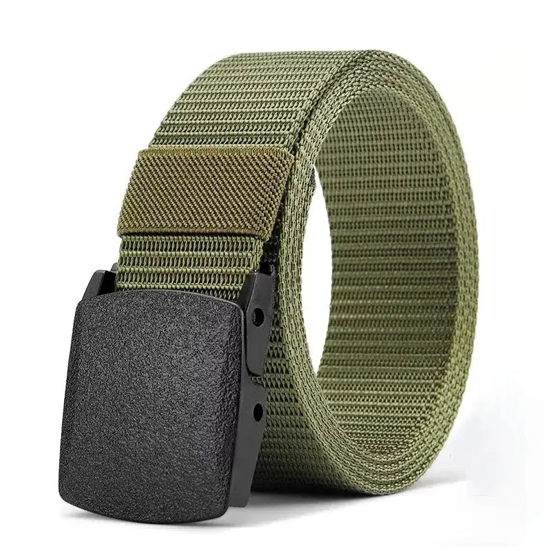 Men's Belt Outdoor Casual Canvas Belt Metal Free Training Nylon Tactical Belt With Pants Jeans Belt Sports Belts For Men Women LHC