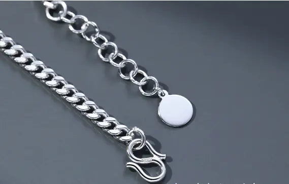 Vintage Thai Silver Bracelet for Men's Fashion LHC
