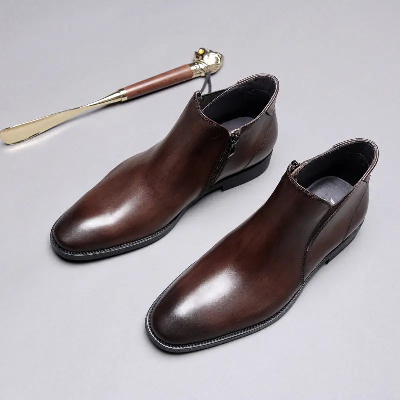 Fashion Personality Men's Shoes European Style Atmosphere LHC