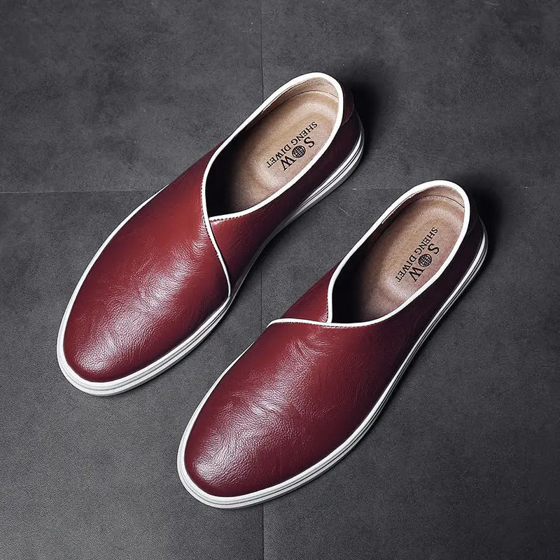 New Style Casual Leather Shoes Mens Fashion Loafers LHC