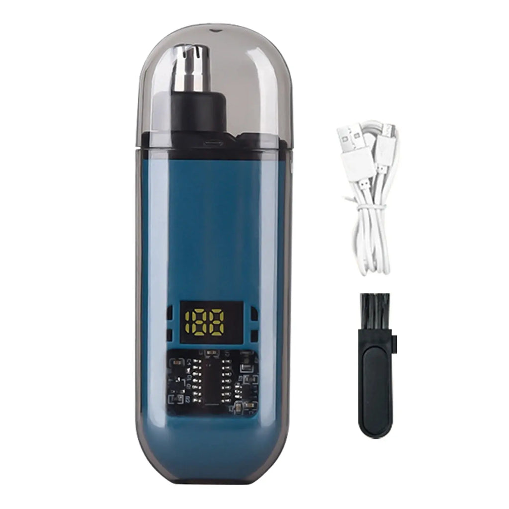 Suitable for men, USB charging nose and ear hair trimmer portable electric nose hair clipper, mini compact design, quick chargin LHC