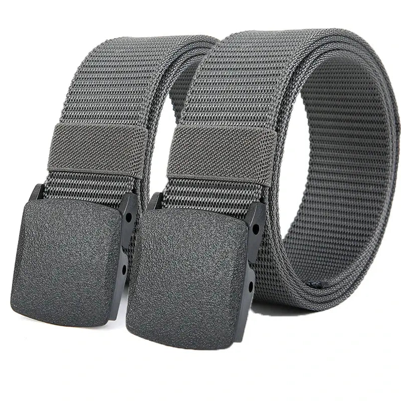 Men's Belt Outdoor Casual Canvas Belt Metal Free Training Nylon Tactical Belt With Pants Jeans Belt Sports Belts For Men Women LHC