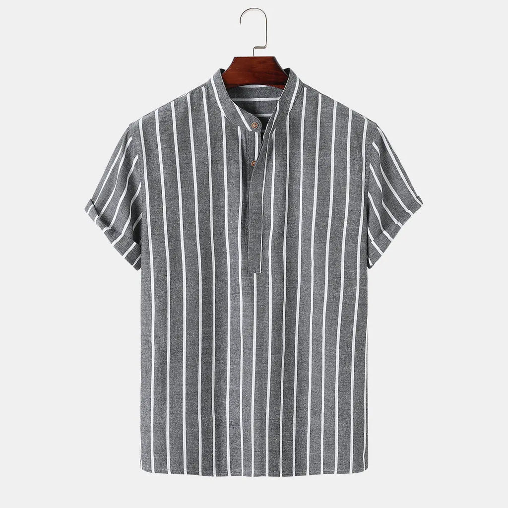 "Popular Amazon Striped Woven Shirt" LHC